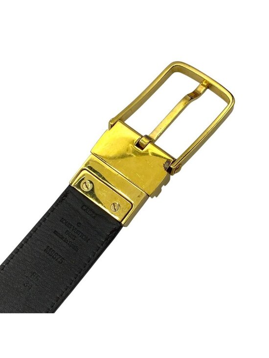 Louis Vuitton Infini Boston Belt Reversible Leather Brown Gold Daily main image 5